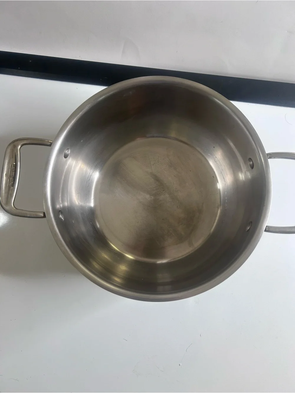 All-Clad Stock Pot Stainless Steel Induction 5.0QT/4.73L A4 743-4320 Only